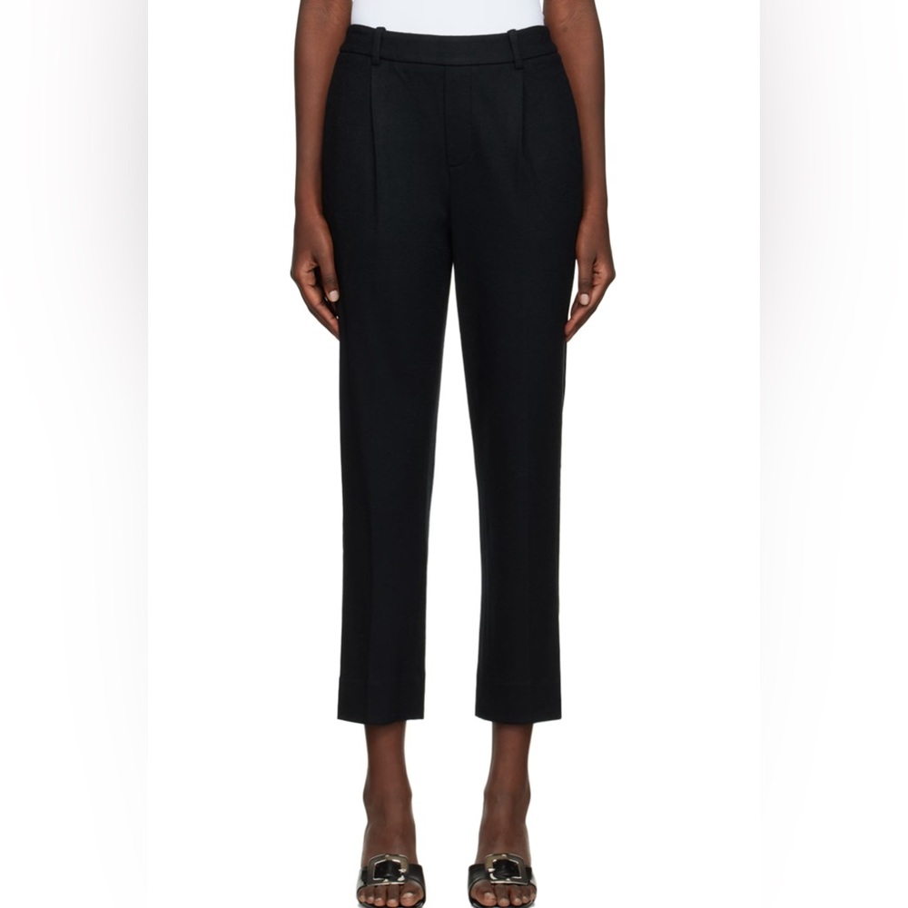 Vince Cozy Easy Wool Pull-On Pants. Size Small.  Black.